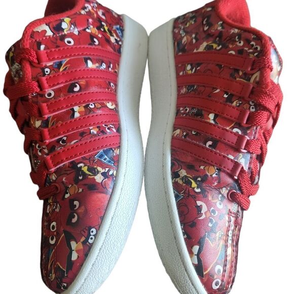 K- Swiss Angry Birds Red 10 Years Collector's Kids Boys Girls Sneakers - Picture 3 of 5